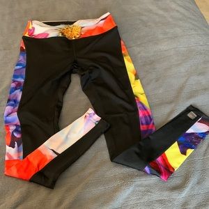 Floral LulaRoe athletic/workout leggings
